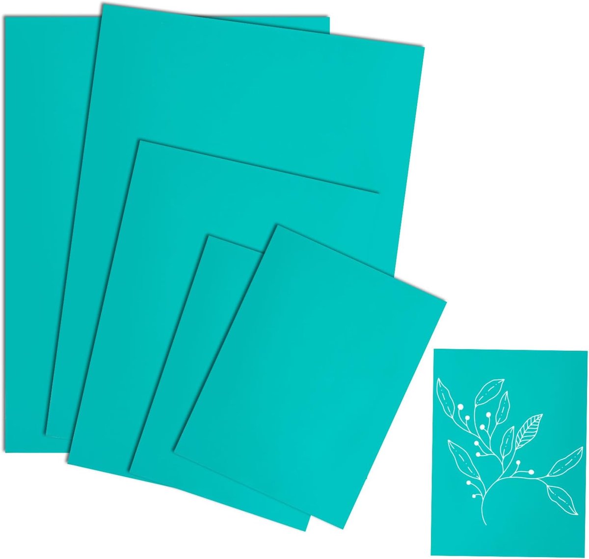 Linoleum drukset 2A4 + A5 + 2A6 - zachte rubberen platen - veelzijdig voor druktechnieken - ShopVlot