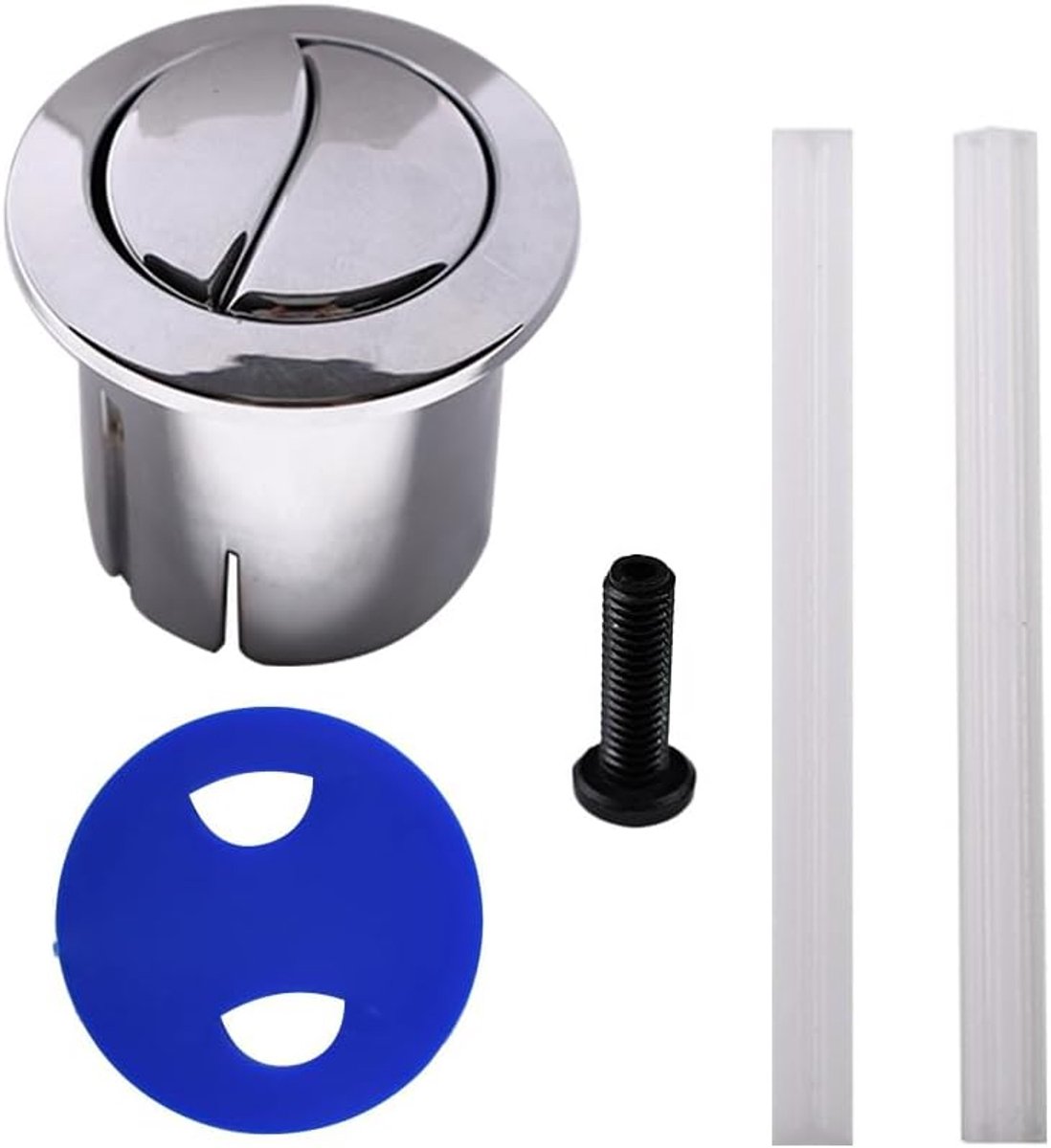 Toilet Flush Drukknop 40mm - Dubbele Spoelknop - Waterbesparend - Geschikt voor D1D - ShopVlot