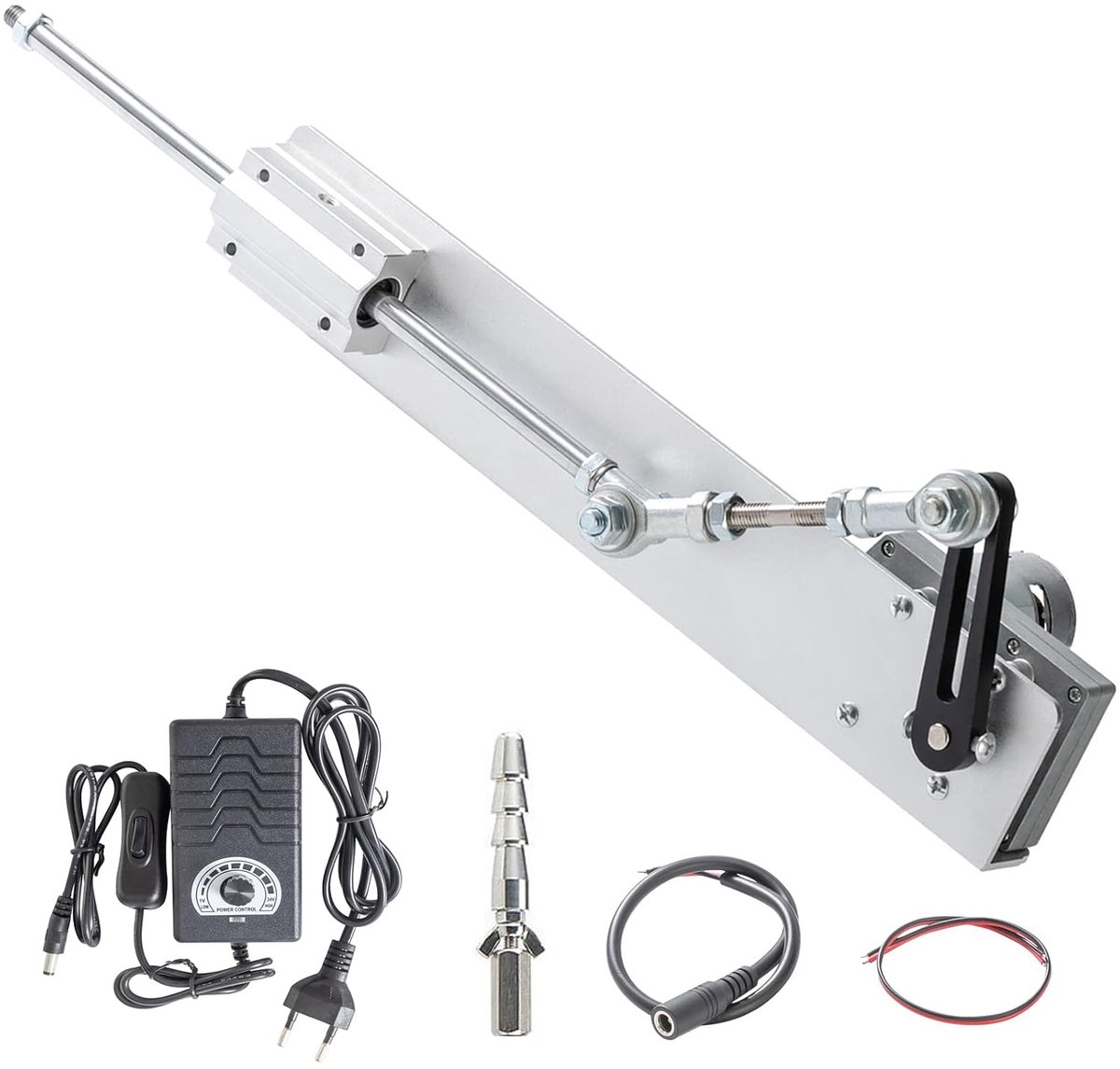 Lineaire actuator DC 24V - 3-15cm slag - 120rpm met snelheidsregelaar - Perfect voor DIY projecten - ShopVlot