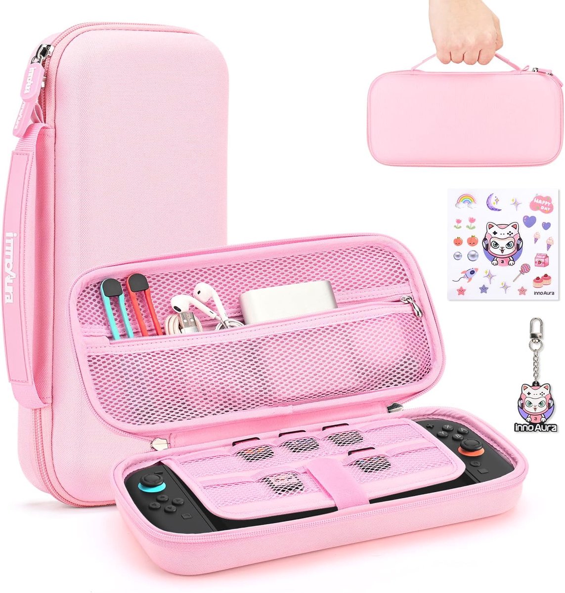 Switch 2 hoes - hard beschermcase - met 9 spelkaarten slots - ideaal voor onderweg - ShopVlot