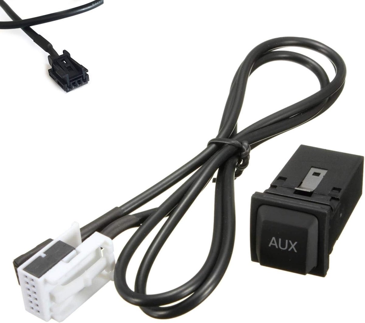 AUX-IN kabel voor VW RCD 510 RNS510 RNS310 - met buslijn - geschikt voor Seat Skoda - eenvoudig muziek streamen - ShopVlot