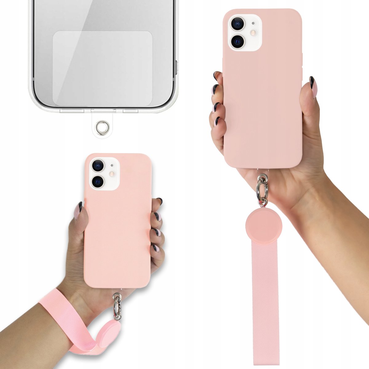 Universele telefoonpolsband - Roze