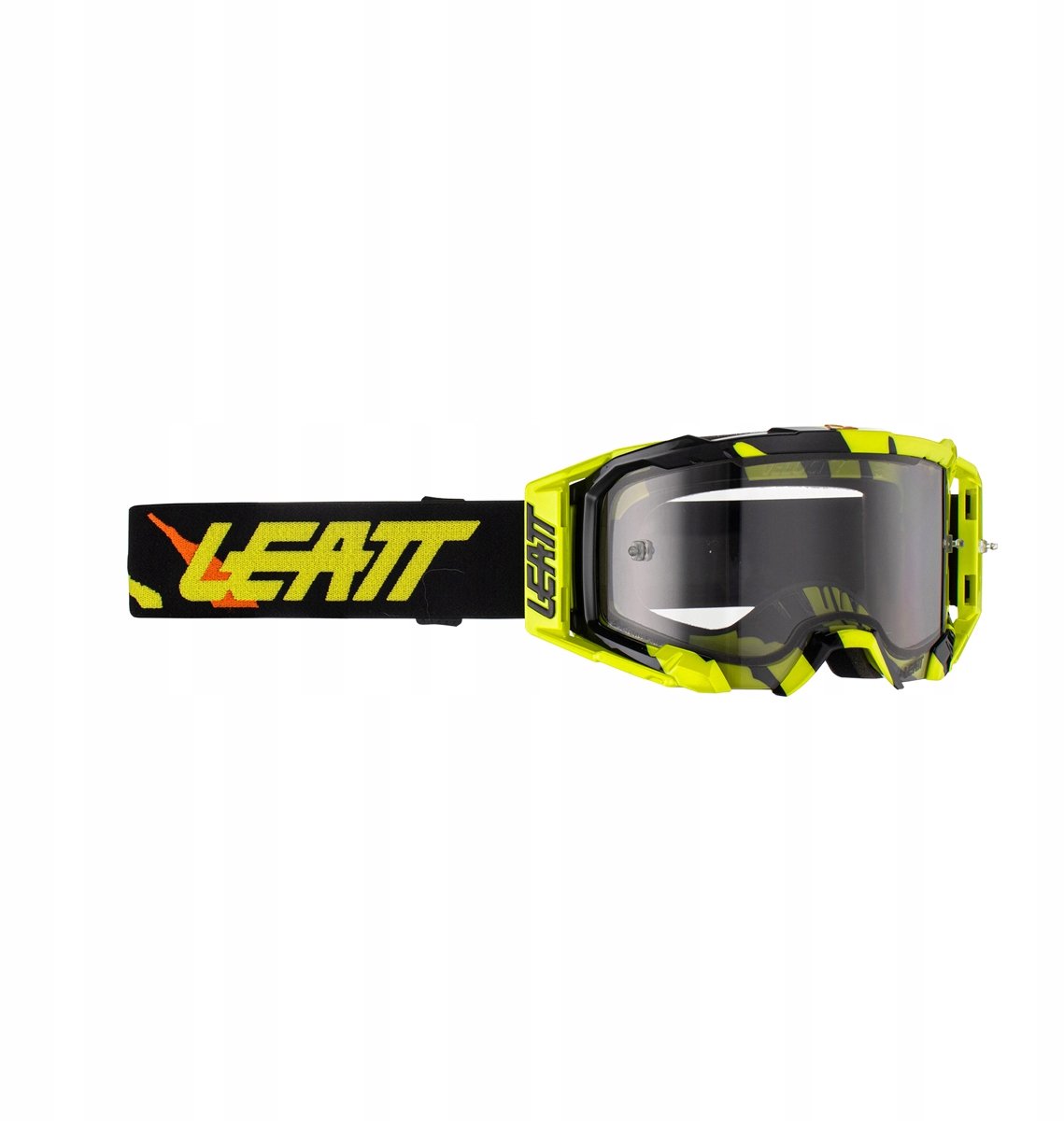 Merkloze Crossmotor Bril Velocity 5.5 - Geel/Zwart, 58% Lichtdoorlatend
