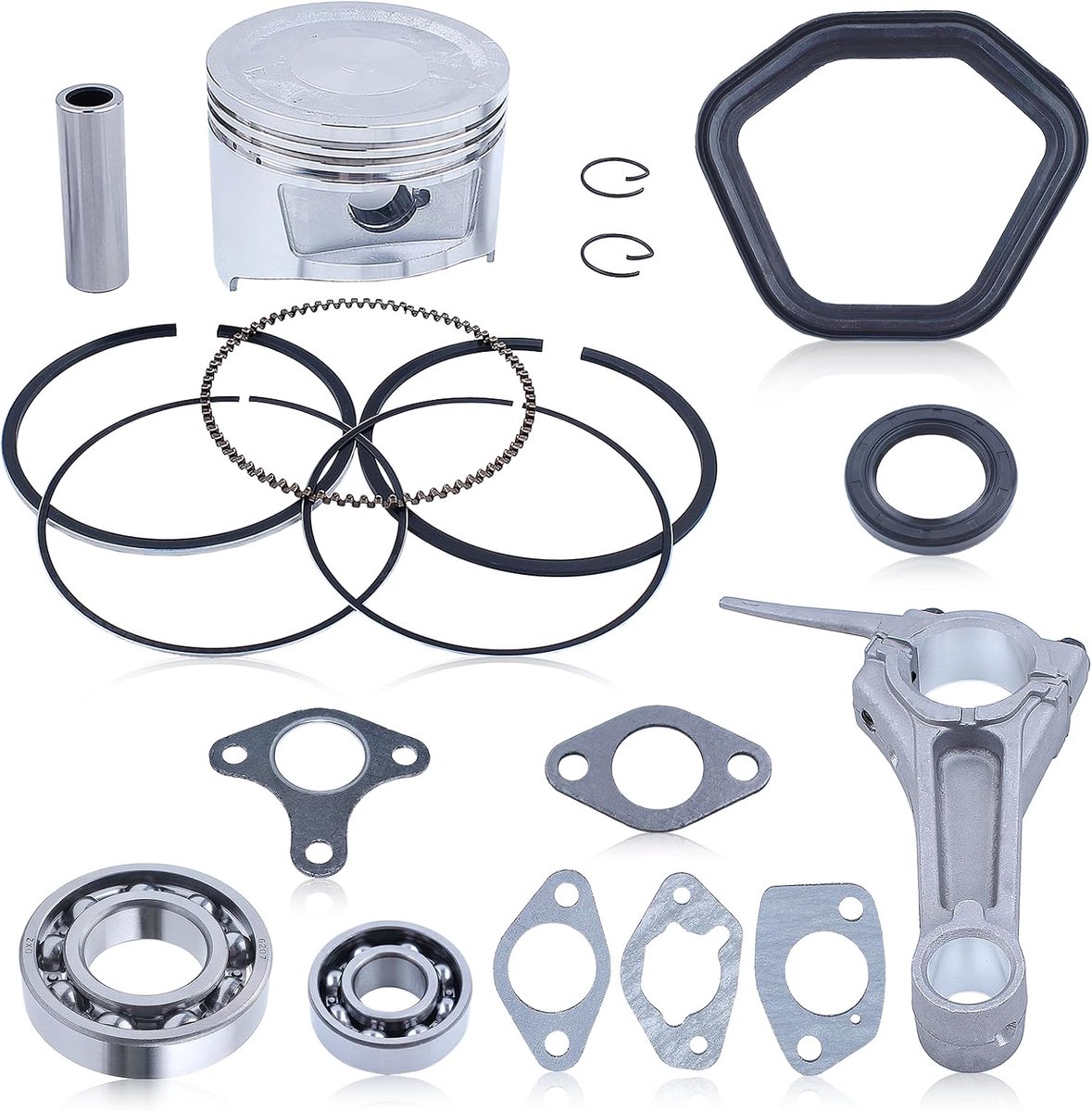 Pistonstang Lager Kit 88mm - Voor Honda GX390 13PK - Compleet met Olieafdichting - Betrouwbare vervangingen - ShopVlot