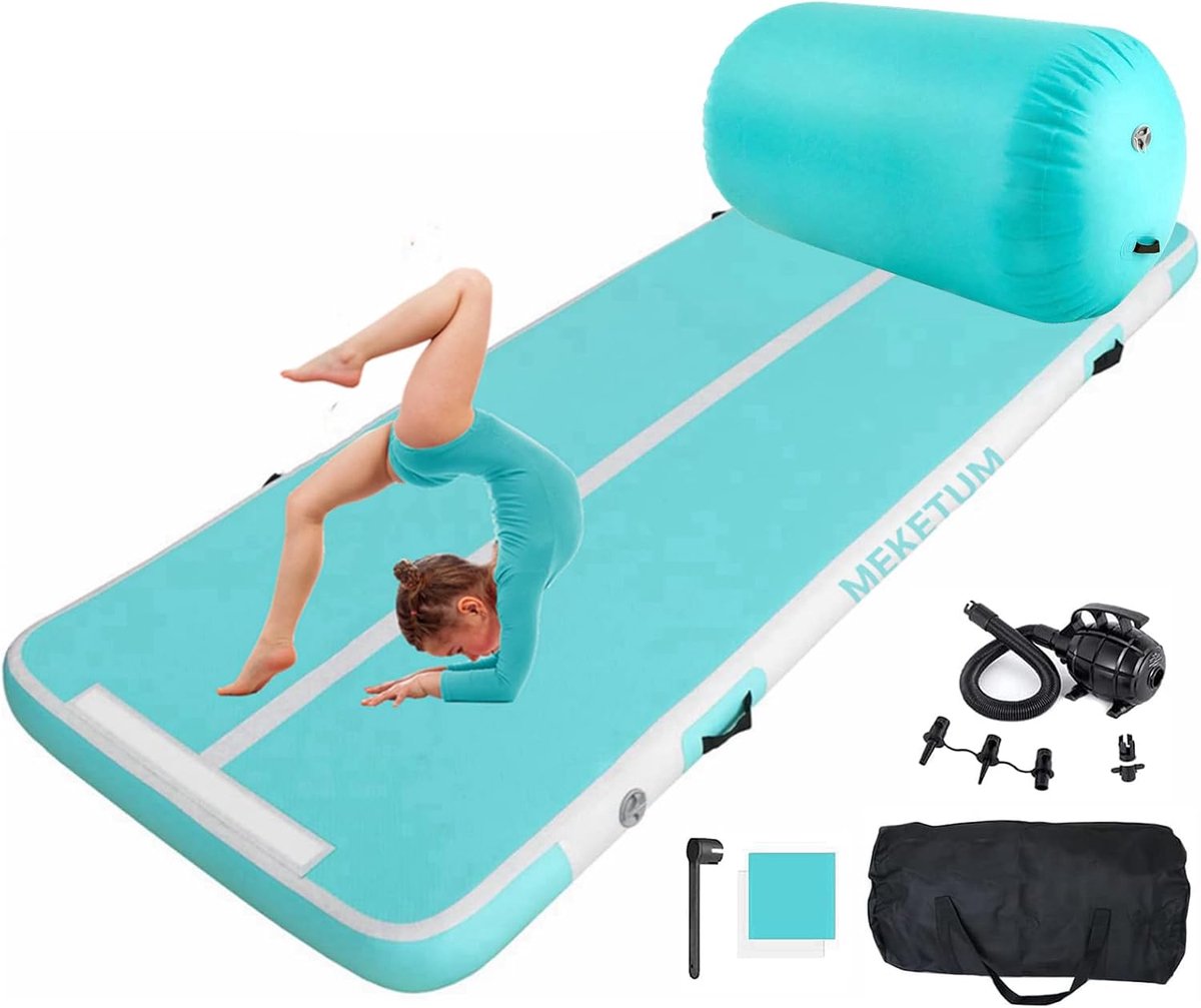 Gymnastiekmat 3 m - Opblaasbare PVC mat - Antislip - Ideaal voor training - ShopVlot