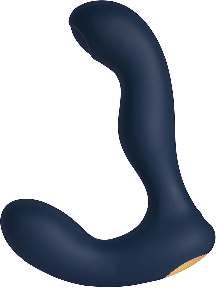Anale vibrator 3,1 cm - flexibele blauw - 2 motoren - ultieme stimulatie - ShopVlot