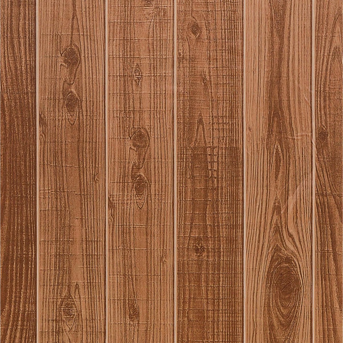 Zelfklevend behang bruin houten panelen 44.5x500cm - waterdicht vinyl - eenvoudig te installeren - ShopVlot