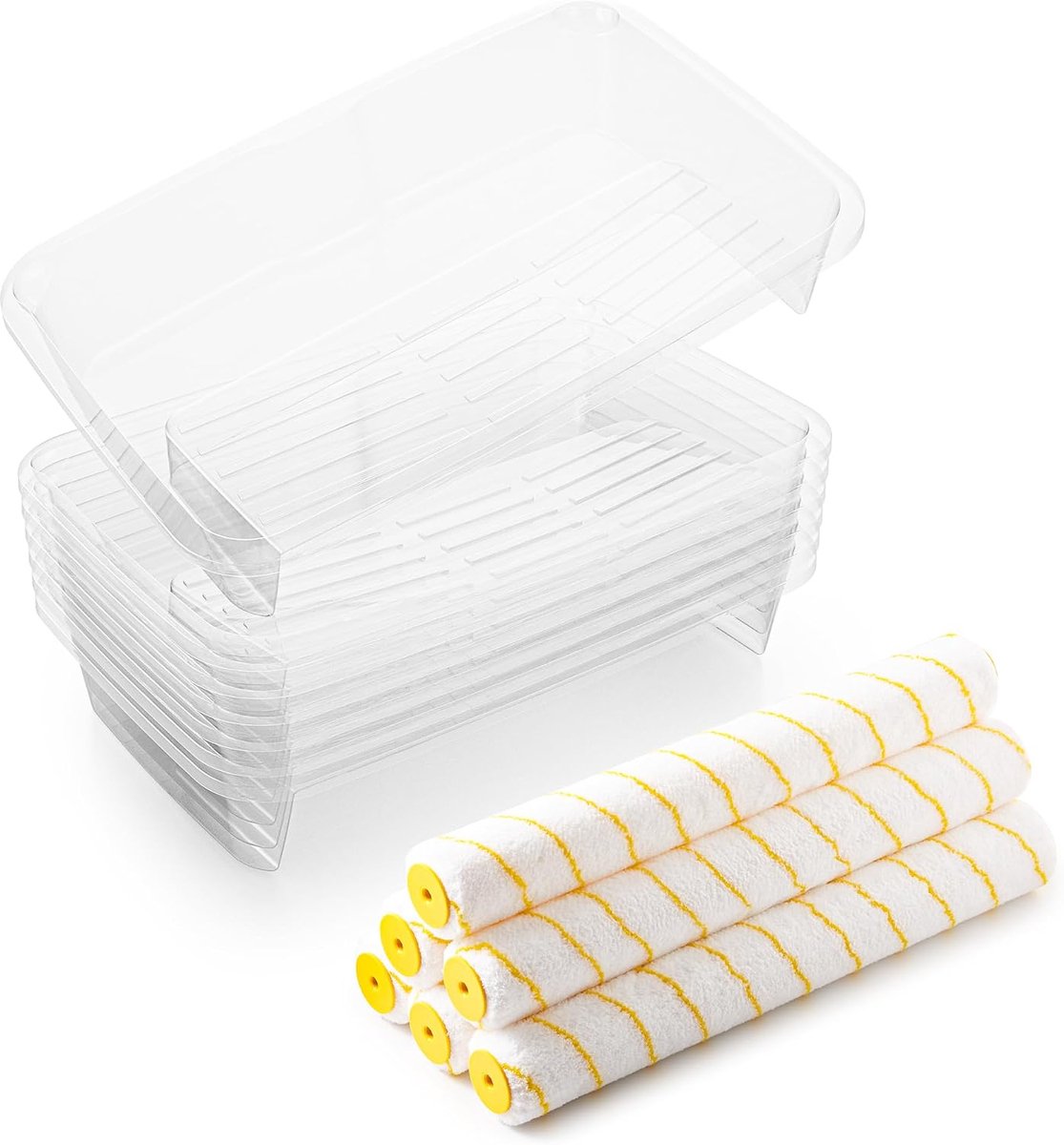 Verftray liner 18 inch - 7 stuks - Verfroller hoezen 18 inch - Herbruikbaar en wasbaar - ShopVlot