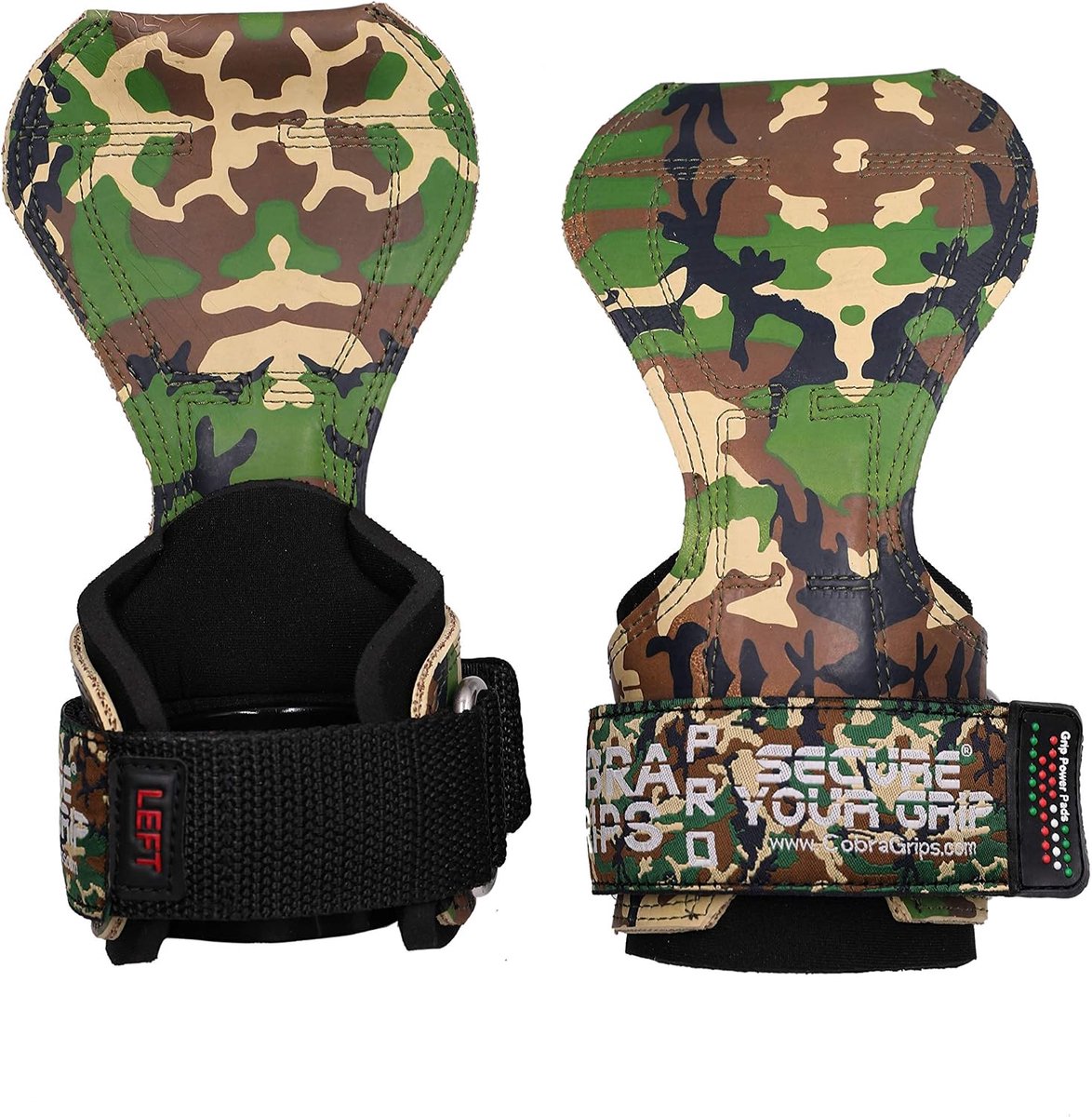 Gewichtheftgrips PRO - Verstelbaar neopreen - Met sterke cinghies - Ideaal voor bodybuilding - ShopVlot