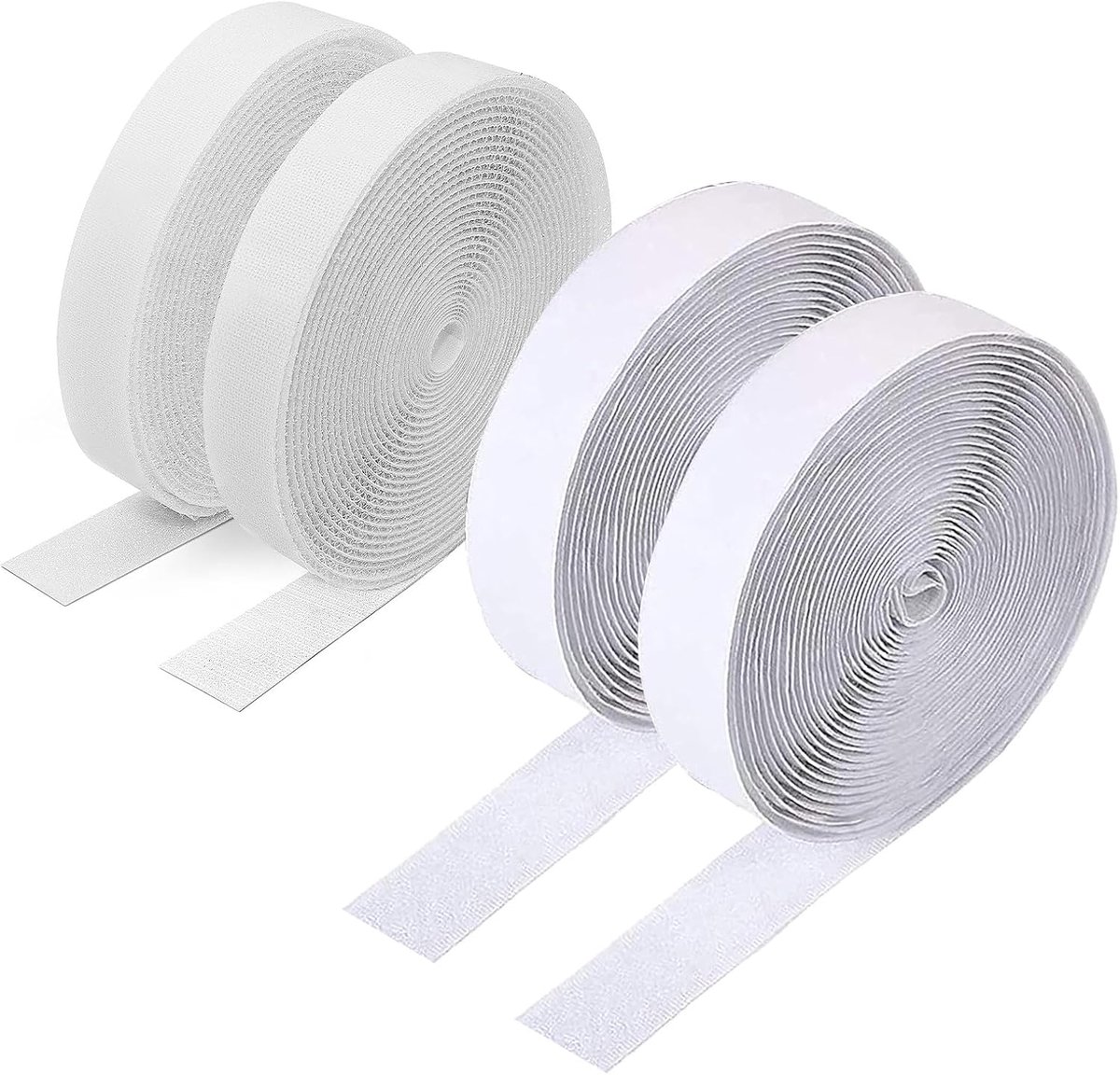 Dubbelzijdige tape 10 m x 20 mm - zelfklevend - wit - ideaal voor DIY-projecten - ShopVlot