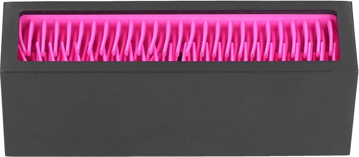 Siliconen make-upborstelhouder - ruimtebesparend ontwerp - flexibel siliconenmateriaal - voorkomt rommel op bureau - ShopVlot