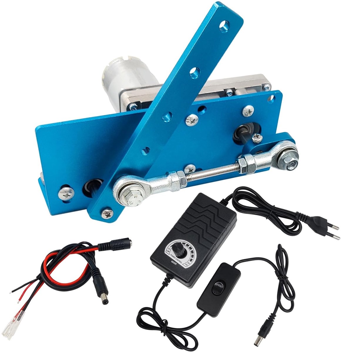 Piston swing motor 24 V 90 rpm - verstelbaar 20-120 graden - met snelheidsregelaar - ideaal voor DIY projecten - ShopVlot