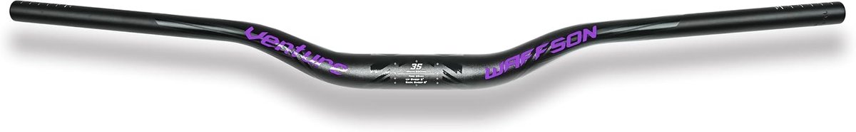 Fietsstuur 35 mm - 820 mm breed - Zwart paars - Lichtgewicht aluminium voor optimale prestaties - ShopVlot