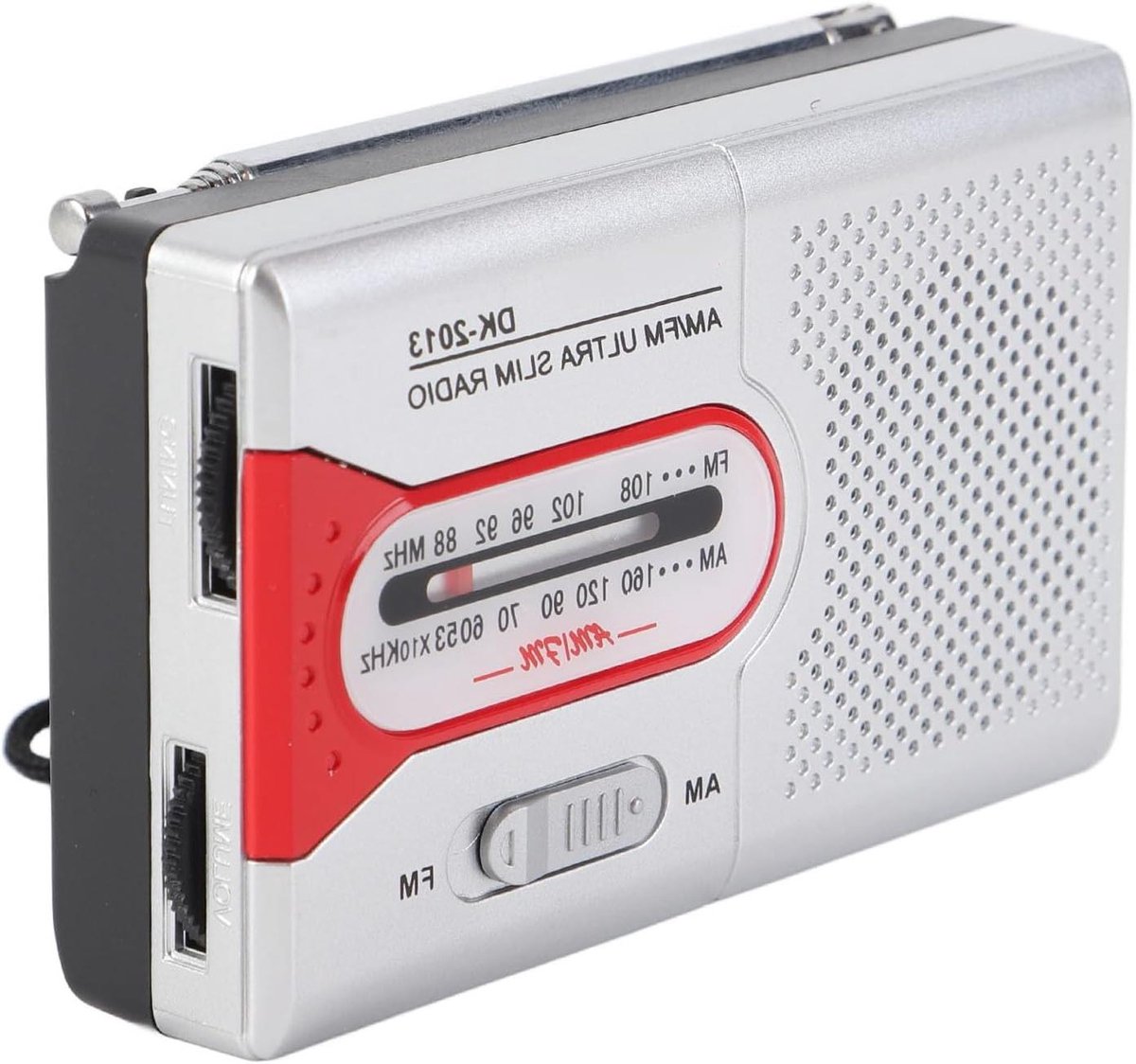 Draagbare Transistorradio - Pocket Radio - Muziek Luisteren - AM FM Ontvangst - 11 x 6 x 3 cm