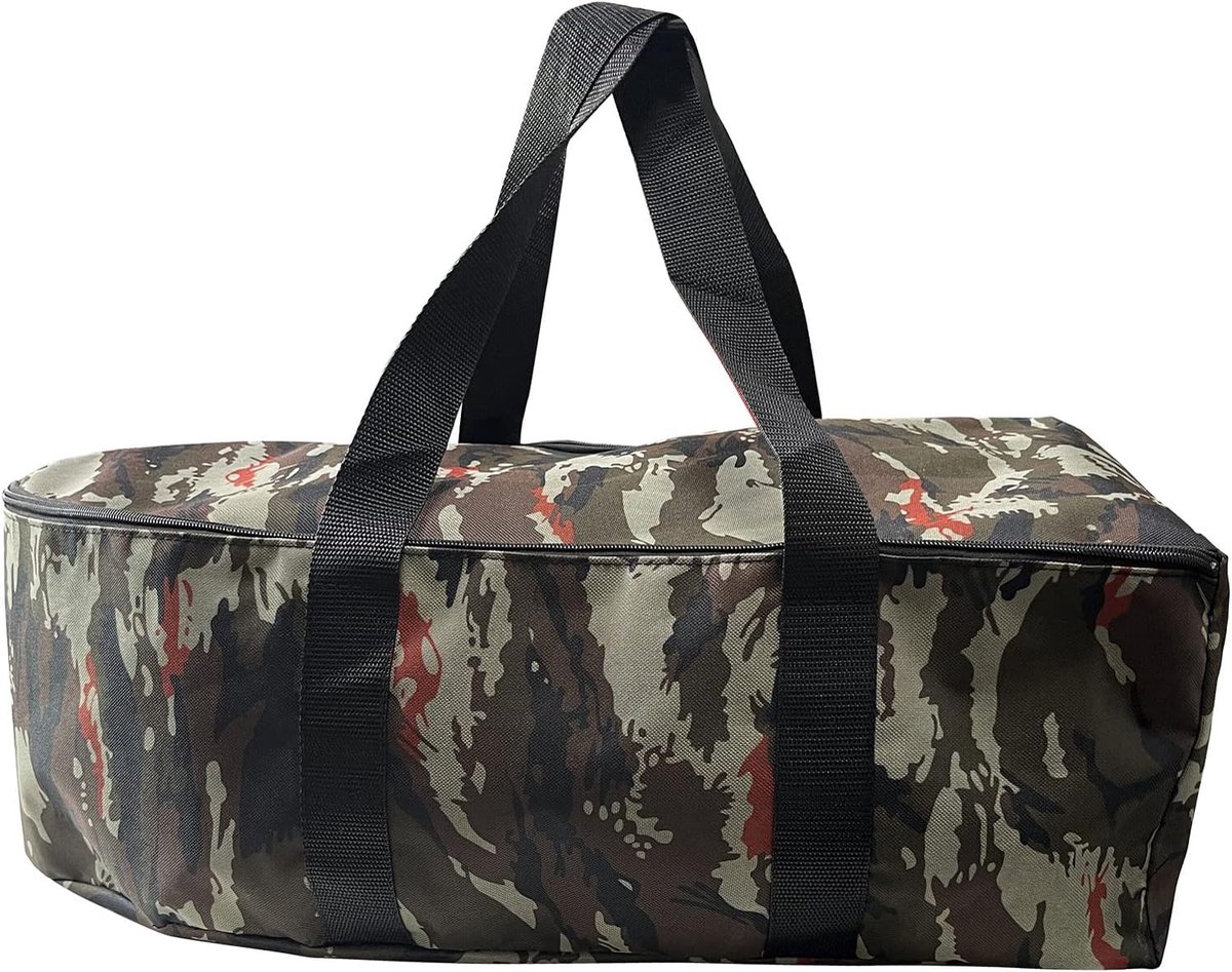 Boot Draagtas, Waterafstotend, Scheurbestendig, Dubbele Ritssluitingen, Draaggrepen, 34,8L, Camouflage