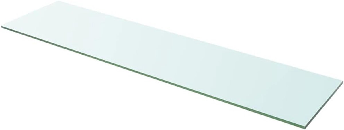 Planken 2 stuks glas transparant 100 x 25 cm (l x b) rekken paneel, glazen plank glazen plank badkamer glasplaat glasplaat glasplaat inlegplank glasplaat inlegplank, max. draagvermogen 15 kg