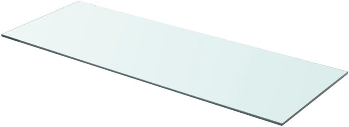 Reserveonderdelen, plank, glasplaat, glasplaat voor glasplaat, inlegplank van glas, max. draagvermogen 15 kg, transparant, 80 cm x 30 cm