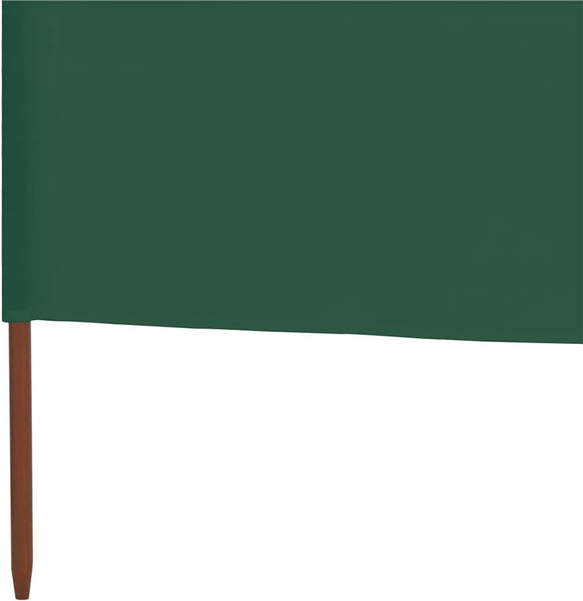 9-delig vouwbaar windscherm Strand windscherm zichtbescherming Zaunblende voor Camping Balkon Terras Tuin Zaun Strand 1200 x 120 cm Groen