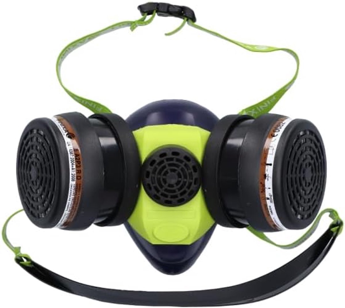 Masker met A2P3 filters - inclusief ingebouwd filter - tegen verf- en coatinggassen - professioneel gebruik - SnelShoppen