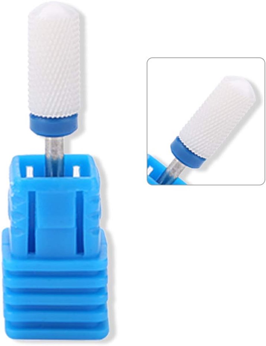 Nagelboor Set 5-delig met Keramische Nagelboor voor Acryl- en Gelnagels – Professioneel Manicure Gereedschap voor Cuticle Verzorging, Gel Verwijdering & Nail Art – Veili