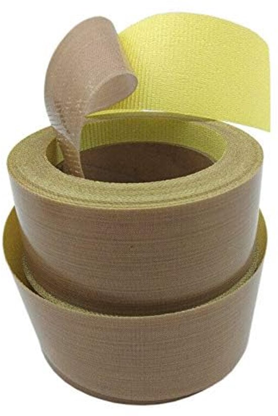 Tape, Heat Seal Glas Teflon Tape - Zelfklevend (Pack van 1, 12mm x 10m) — afbeelding 2