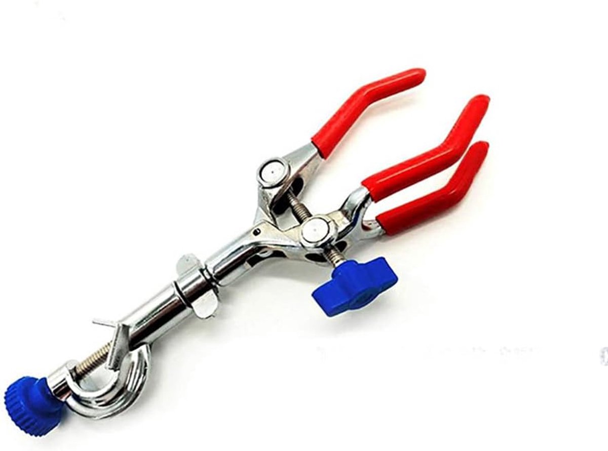 3 de Klem 3.5" Regelbare Multifunctionele experimentele klauw van de Prong Swivel voor Laboratorium