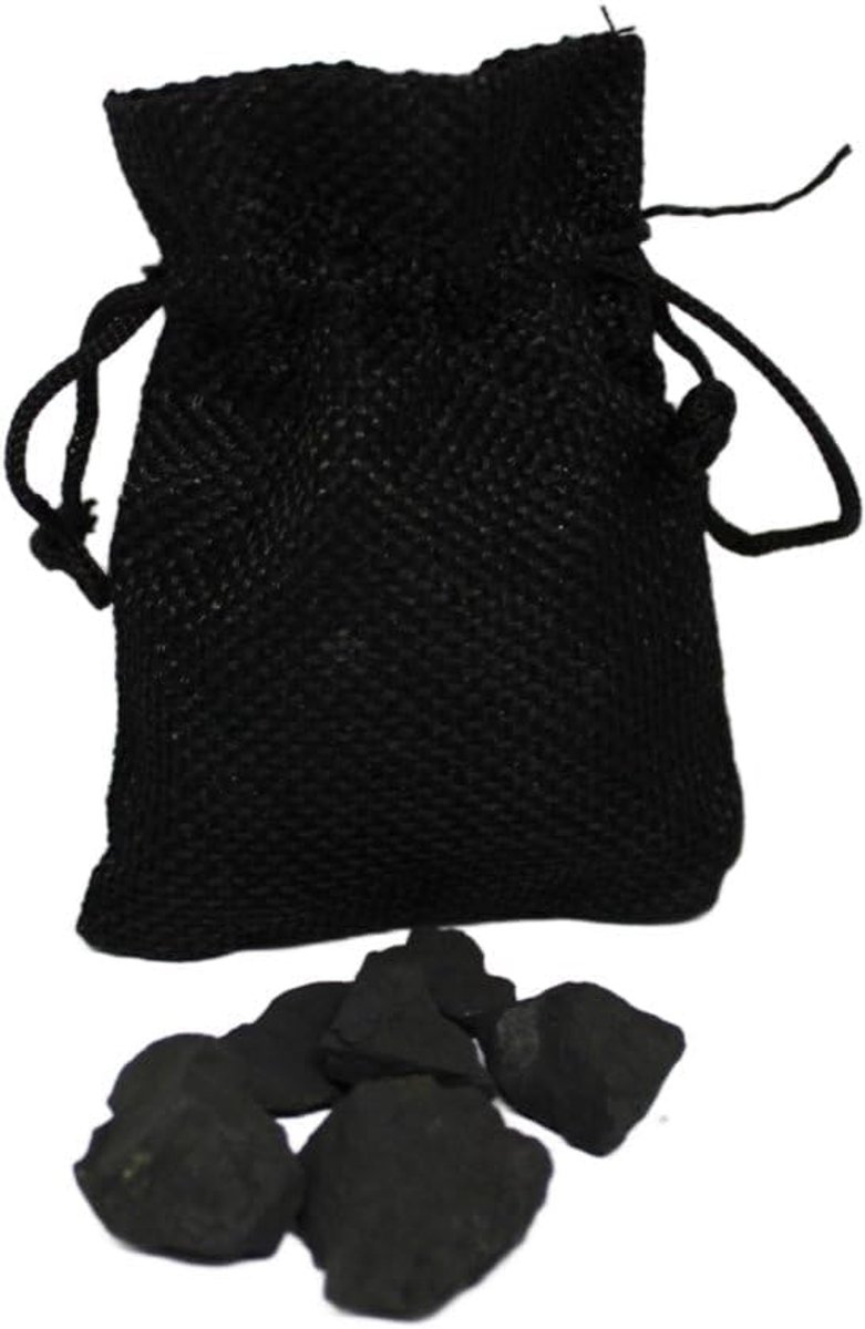 Shungite stenen - rauwe shungite - zwart natuursteen - voor waterelixer en bescherming - SnelShoppen