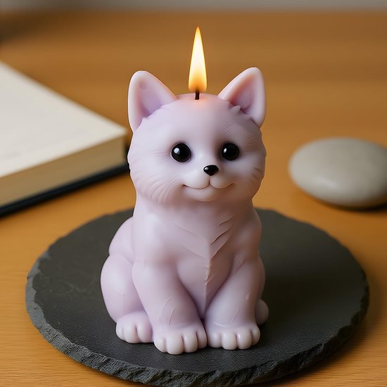 Staande kattenkaars, gietvorm, siliconen vormen voor het maken van aromatherapiekaarsen, gips, klei, ambachtelijke kaars, huisdecoratie — afbeelding 4