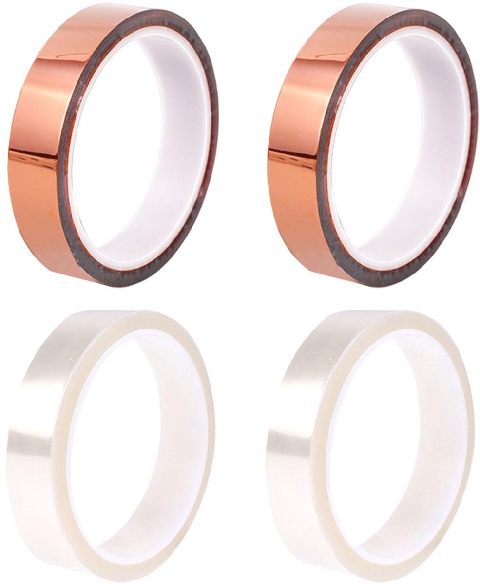 plakband, 4 stuks, isolatietape, polyimideband, thermo-isolatietape, multifunctioneel plakband
