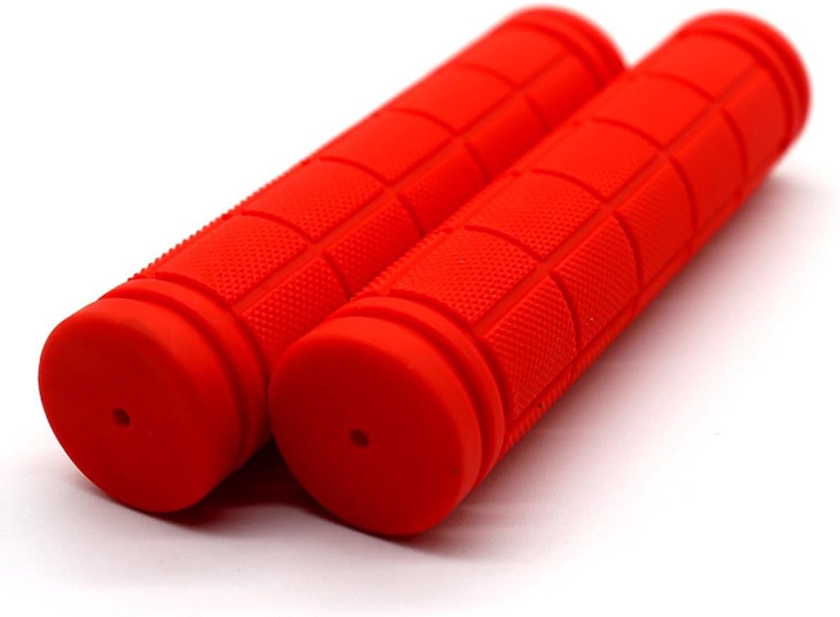 Fietshandvatten 115 x 22 mm - Rubberen handvatten - Anti-slip grip - Eenvoudig te vervangen - SnelShoppen