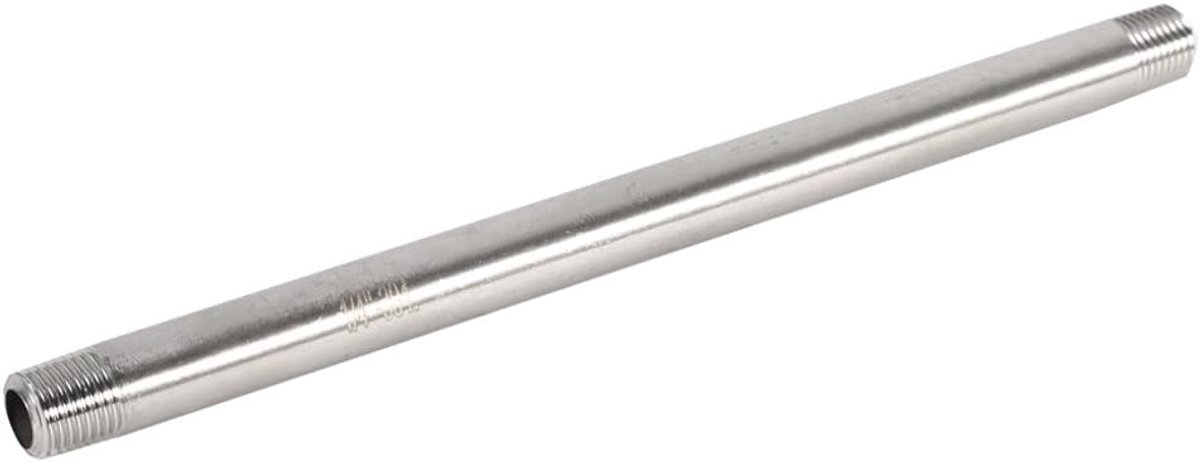 1Pc Rvs S04 Mannelijke X Buitendraad Pijp Montage 200Mm Bsp 1 4 1 2 3 4 1 Gereedschap Home Improvement Buisleidingen (DN8*200mm=1/4)