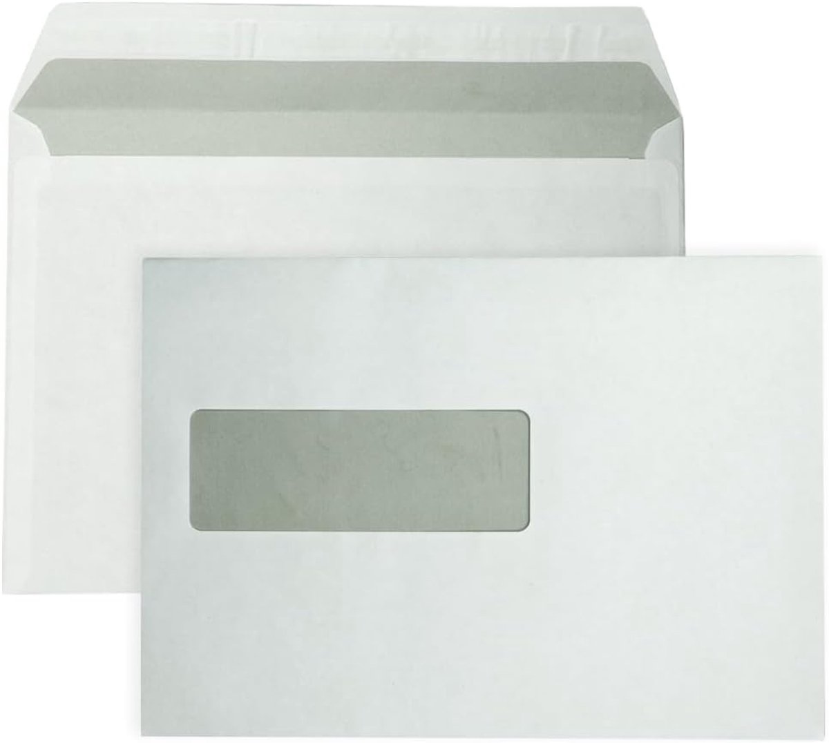 Enveloppen EA5 - venster links - 156 x 220 mm - zelfklevend - ideaal voor verzending - SnelShoppen