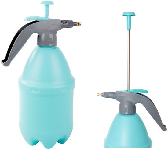 MOZY® - Onkruidspuit - 3 Liter - Turquoise - Drukspuit - Verstelbare Sproeikop - Plantenspuit - Waterverstuiver - Handpomp van MOZY — afbeelding 2