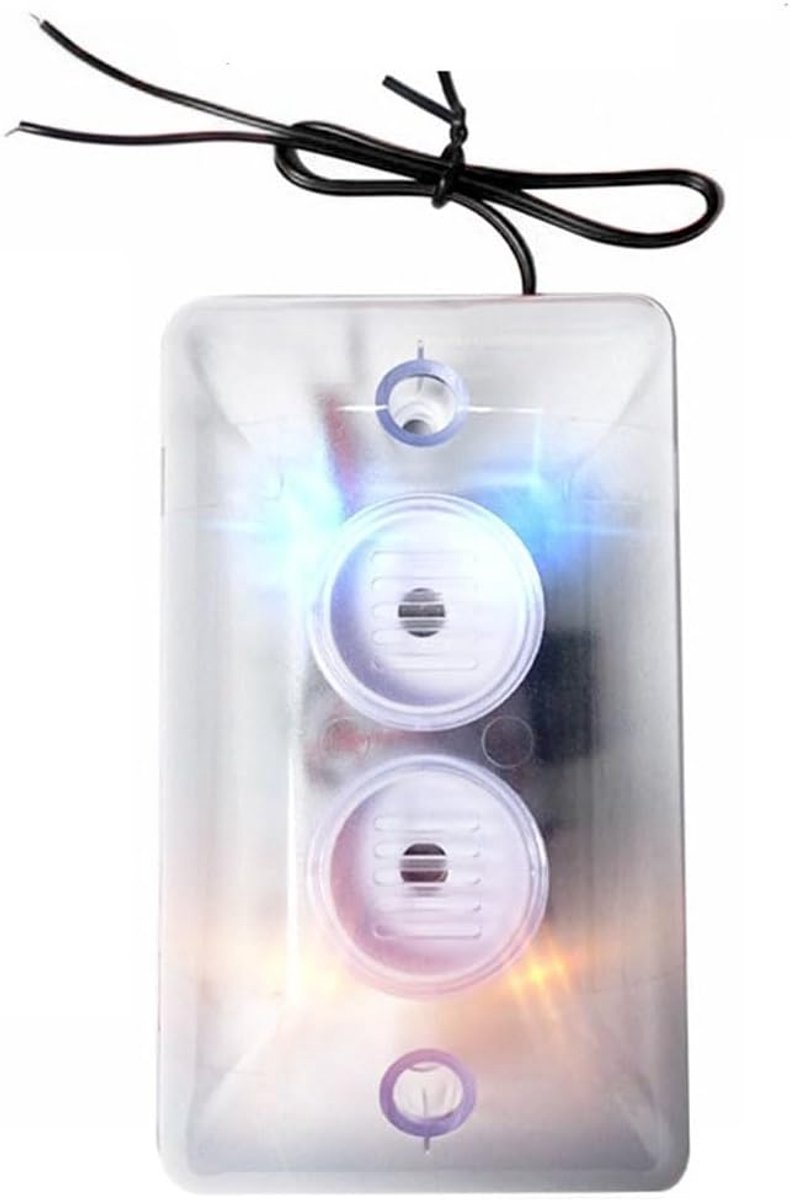 Bliksemsirene 120dB, 220V met rood-blauw LED-licht voor beveiligingssysteem