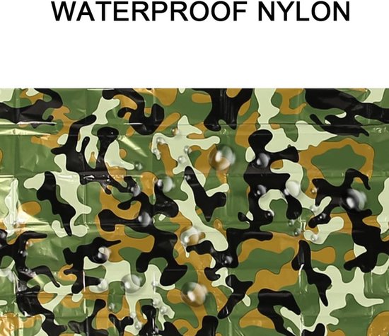 Nood Slaapzak - Thermische Decken - Outdoor Kamperen - Reflecteert Warmte - Compact Opvouwbaar - Camouflage — afbeelding 5
