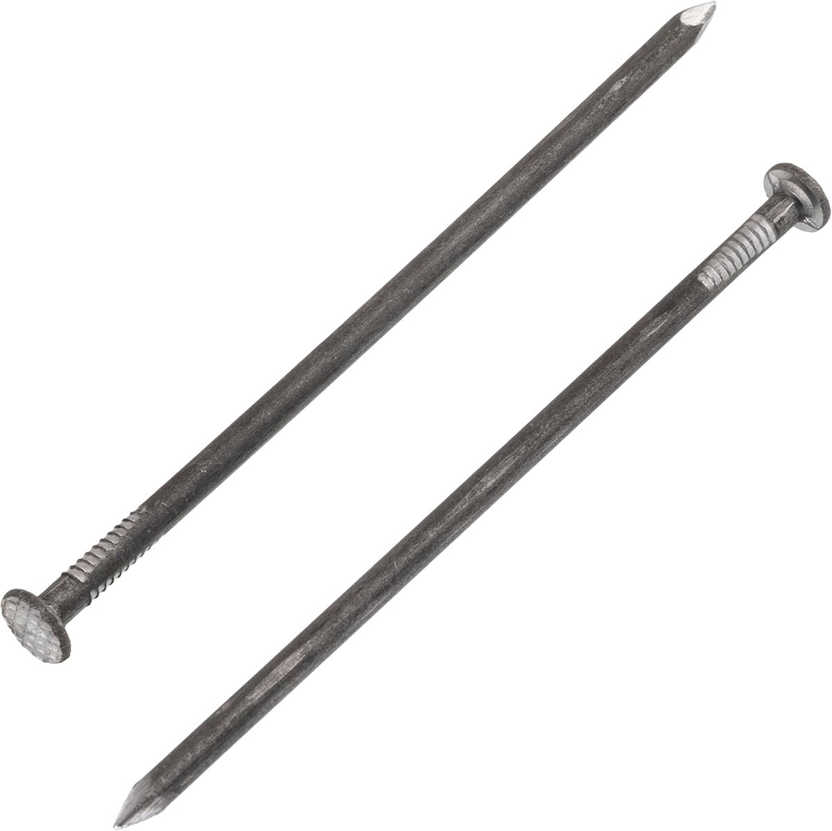 – C70852 – set met 300 platte kopnagels Ø 2,8 x 80 mm – kopdiameter Ø7 mm – van staal – zilverkleurig – bekleding bekleding bekleding kamerinrichting