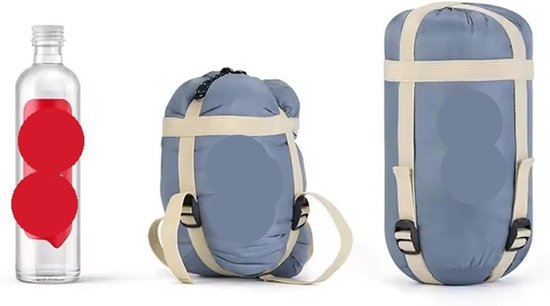 Camping Slaapzak - Outdoor Slaapzak Wandelslaapzak - Kamperen en Reizen - Lichtgewicht en Draagbaar - 205x85cm - Blauw van Camping — afbeelding 5