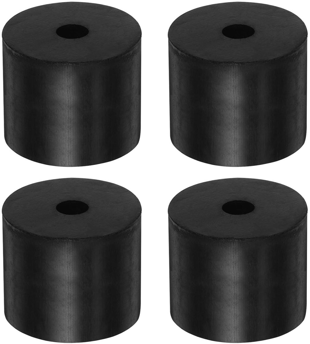 Sourcing map 4 stuks rubberen afstandhouders, 1,57 inch AD 0,3 inch ID 1,57 inch dikke neopreen, ronde trillingsdemper, pads, isolator, rubberen sluitringen, bussen voor huis, auto's, boot,