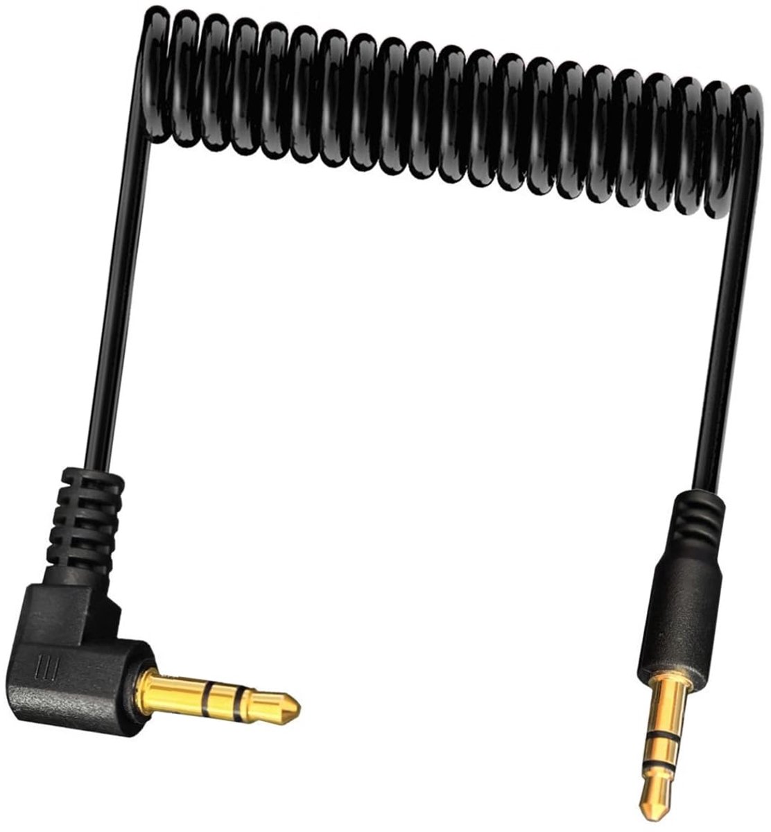 3.5mm Stereo Audio Cable, 3 Poles 90 Degree Right Angle, 1/8 Inch TRS Male to Male AUX Extension Cable for Smartphone - ShopVlot