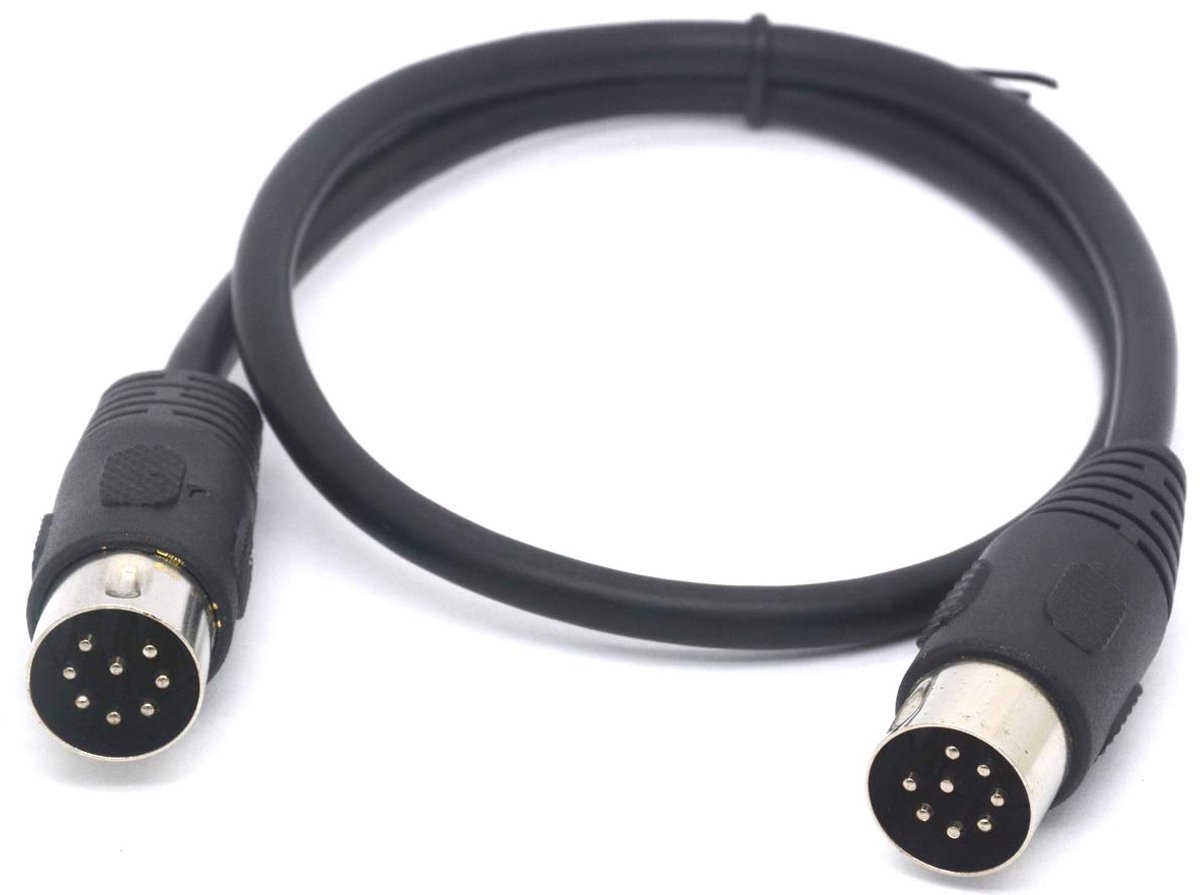 MIDI Cable, 8-Pin, DIN Speaker Extension, Plug to Plug, Converter Cable for Bang and Olufsen B&O PowerLink BeoLab 50 - ShopVlot