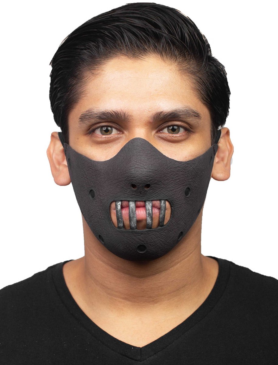Hannibal muilkorf masker - Halloween Carnaval Horror Kostuum