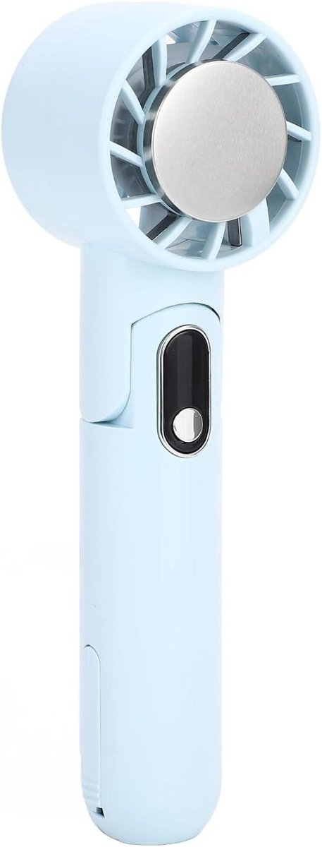Draagbare Koelventilator - Mini Ventilator USB - Persoonlijke Koeling - TEC Koeltechnologie - 20D x 8W x 8H cm - Blauw