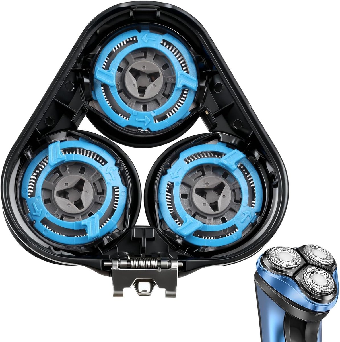 Scheerkop voor Philips Serie verenigbaar SH 50 5000 | Scheerkop voor Philips Serie 5000/5070/5080/5085/5050 Vervanging, Scheermes voor Philips serie 5000, AT/PT/S5xxx (Zwart, Ee