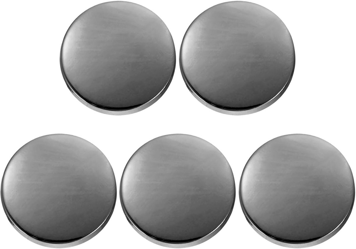 Knopen, glanzend oppervlak, ronde oogknopen, knutselknopen, reserveknopen, knopen voor doe-het-zelf mannen, vrouwen, overhemd, broek, trikjas, kleding, zwart
