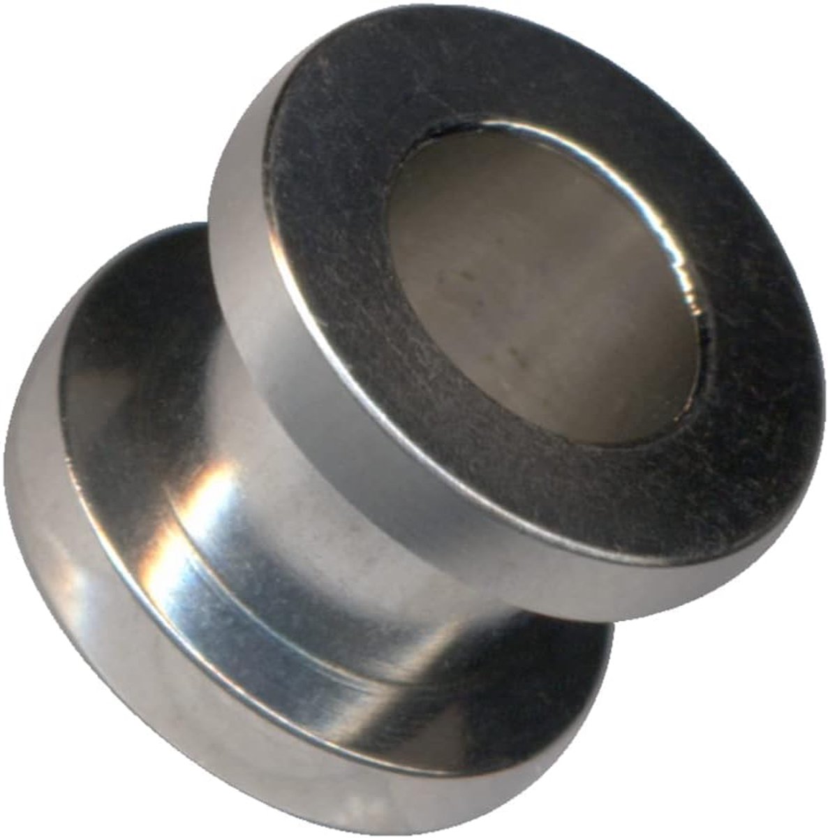 4-18mm chirurgisch staal 316L ROESTVRIJ STAAL Piercing Sieraden Plug Tube Ear Plug Schroefdraad Staal Ear-Plug (4mm, Zilver Chroom)
