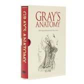 Anatomie de Gray avec illustrations originales de Henry Carter. Le livre présente une couverture rouge et un étui assorti avec une illustration anatomique de la tête et du cou.