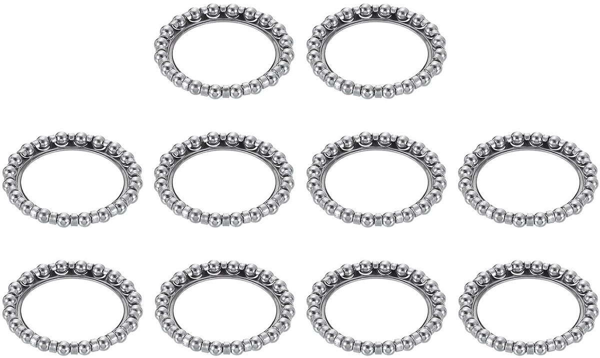 Crankstel met kogellagers 3/16 inch (4 mm) x 20 kogels, 10 stuks reservekogellagers voor trapaslagers, fietsframelagers, reparatie
