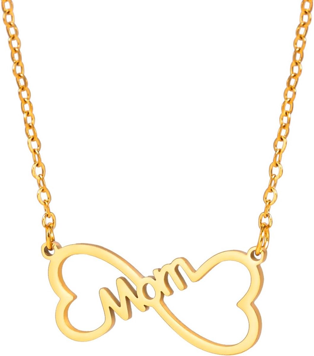 Boog Ketting/Oorbellen voor Vrouwen Meisjes Rvs Leuke Sierlijke Strik Kettingen/Stud Earring Mode-sieraden