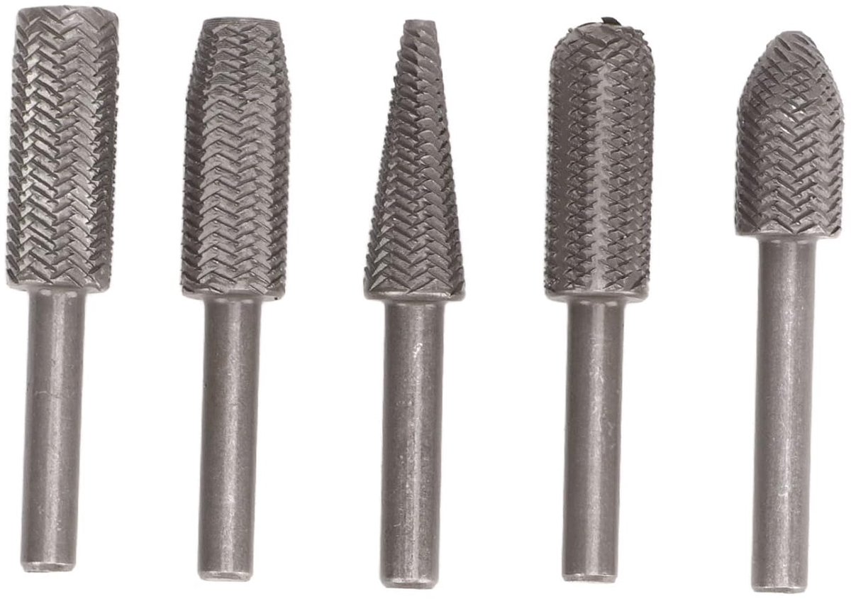 Roterende Vijl voor Houtbewerking 6 Mm Handgreep Slijpboor, Houtsteekboor, Hardhoutslijpgereedschap, Roterend Gereedschap