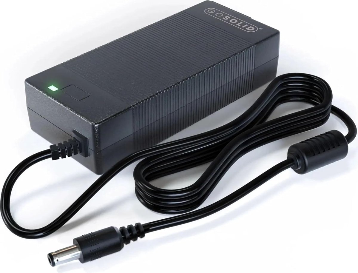 Adapter 25V - 5.5 x 2.1mm DC-connector - Universeel compatibel - Snelle en veilige accu-oplading - SnelShoppen